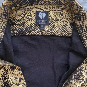 Twisted Tailor, slim fit, python shirt
